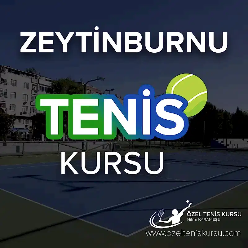 a tennis court with a ball and a building in the background,zeytinburnu tenis kursu.